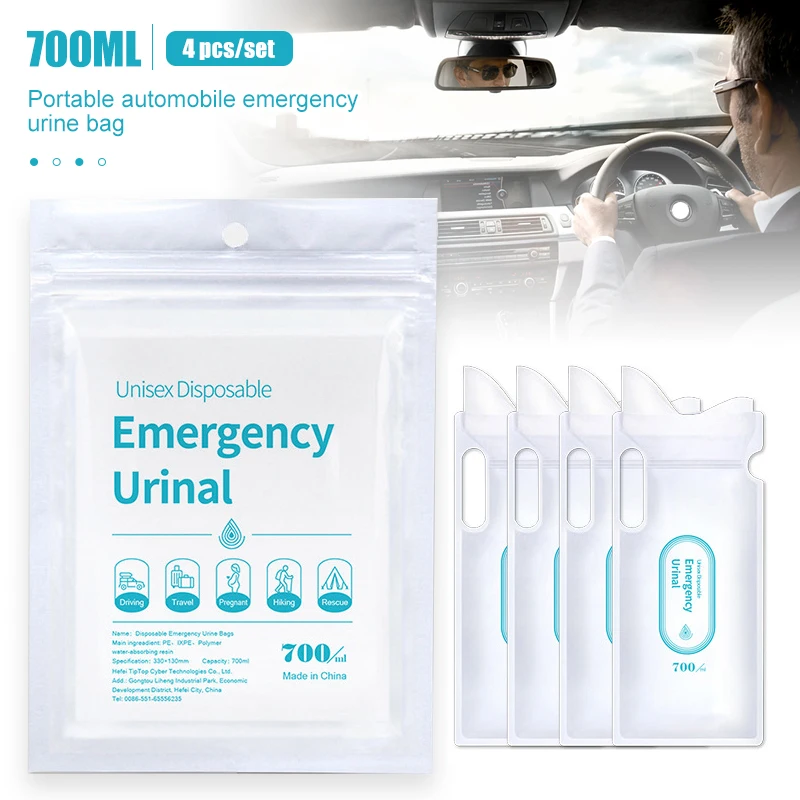 Home Bathroom With Urinal - 4 Stuks 700 Ml Auto Urine