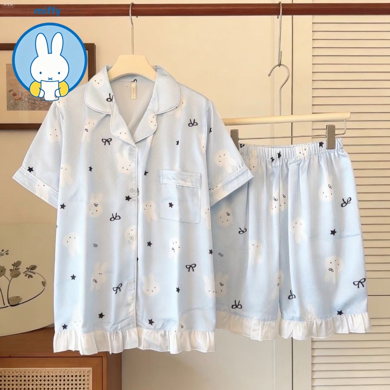 Home Goods Bathroom Sets - Kawaii Miffy zomer ijszijde pyjama voor