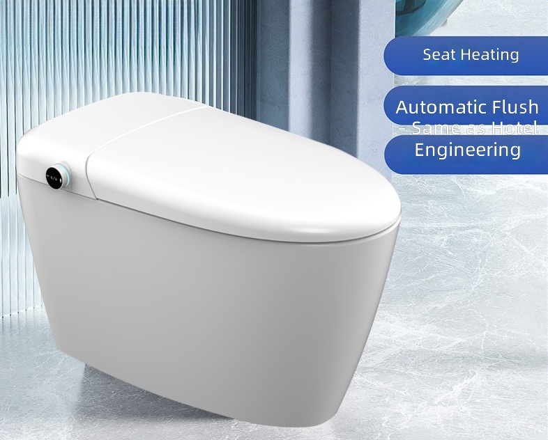 Home Bathroom - Verwarmde slimme toiletbril, automatische spoeling, spoeling