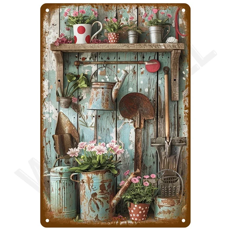 Home Bathroom Signs - Vintage metalen borden voor badkamer, huis,