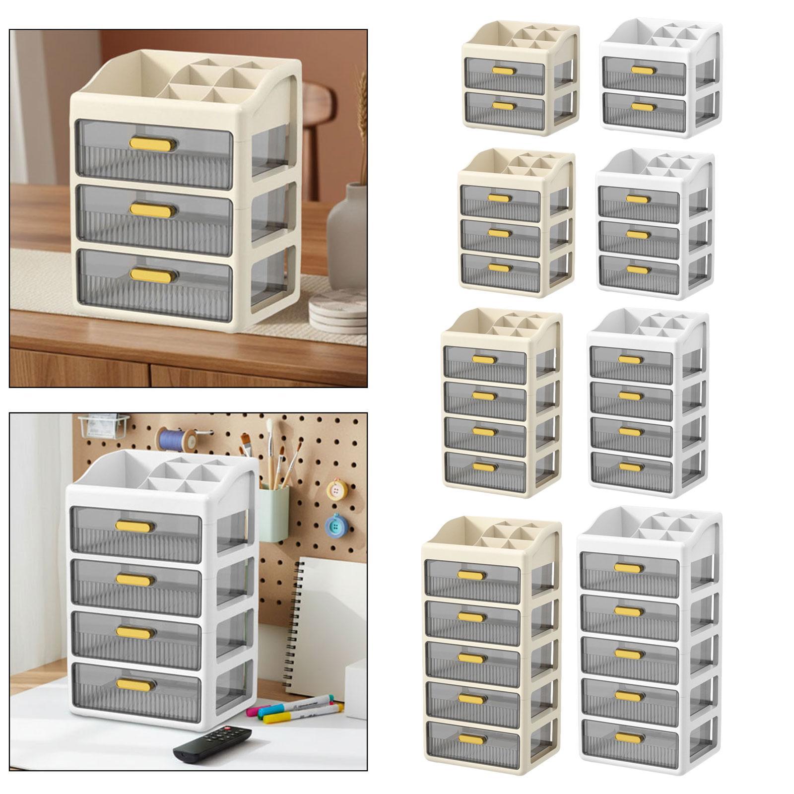 Home Essentials Bathroom Storage - Bureau-organizers met laden, plastic opbergkast voor