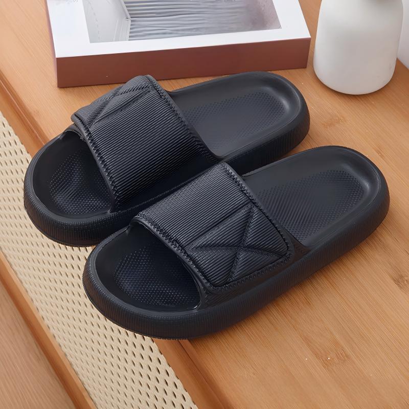 Home Bathroom Wear - Instappantoffels voor heren met dikke zolen,