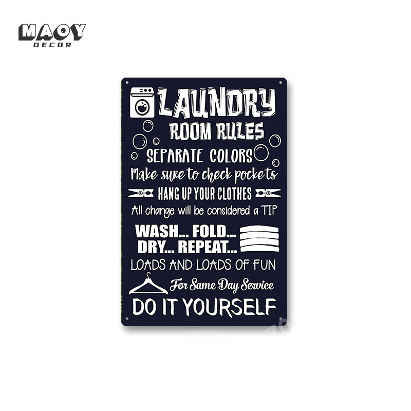 Slogan Metalen Tin Bord Wasrui - Home Bathroom Signs recensie en prijs