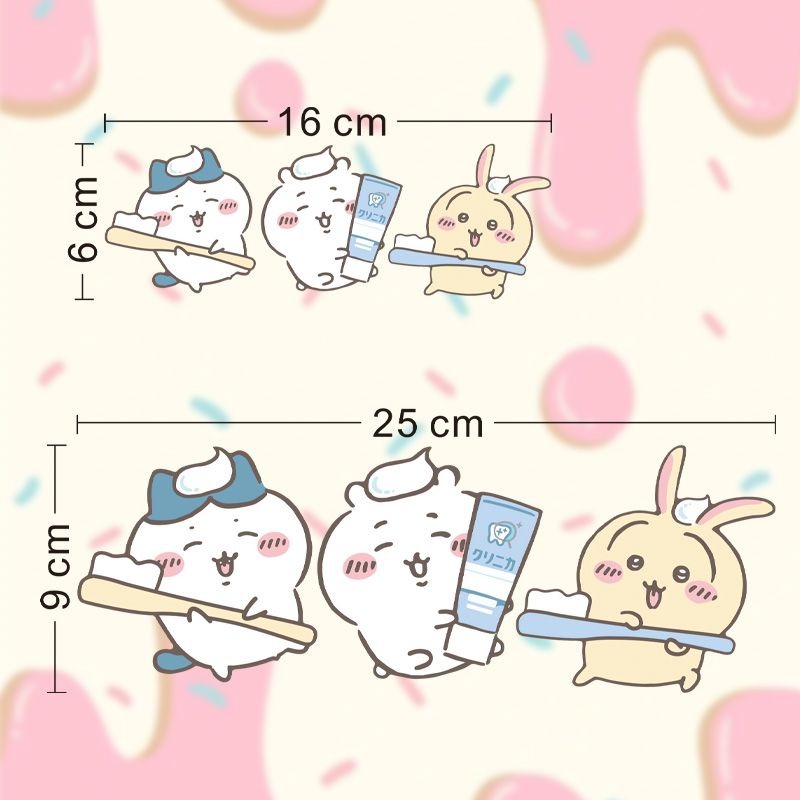 Hot Chiikawa spiegelstickers s - Home Goods Bathroom Decor recensie en prijs