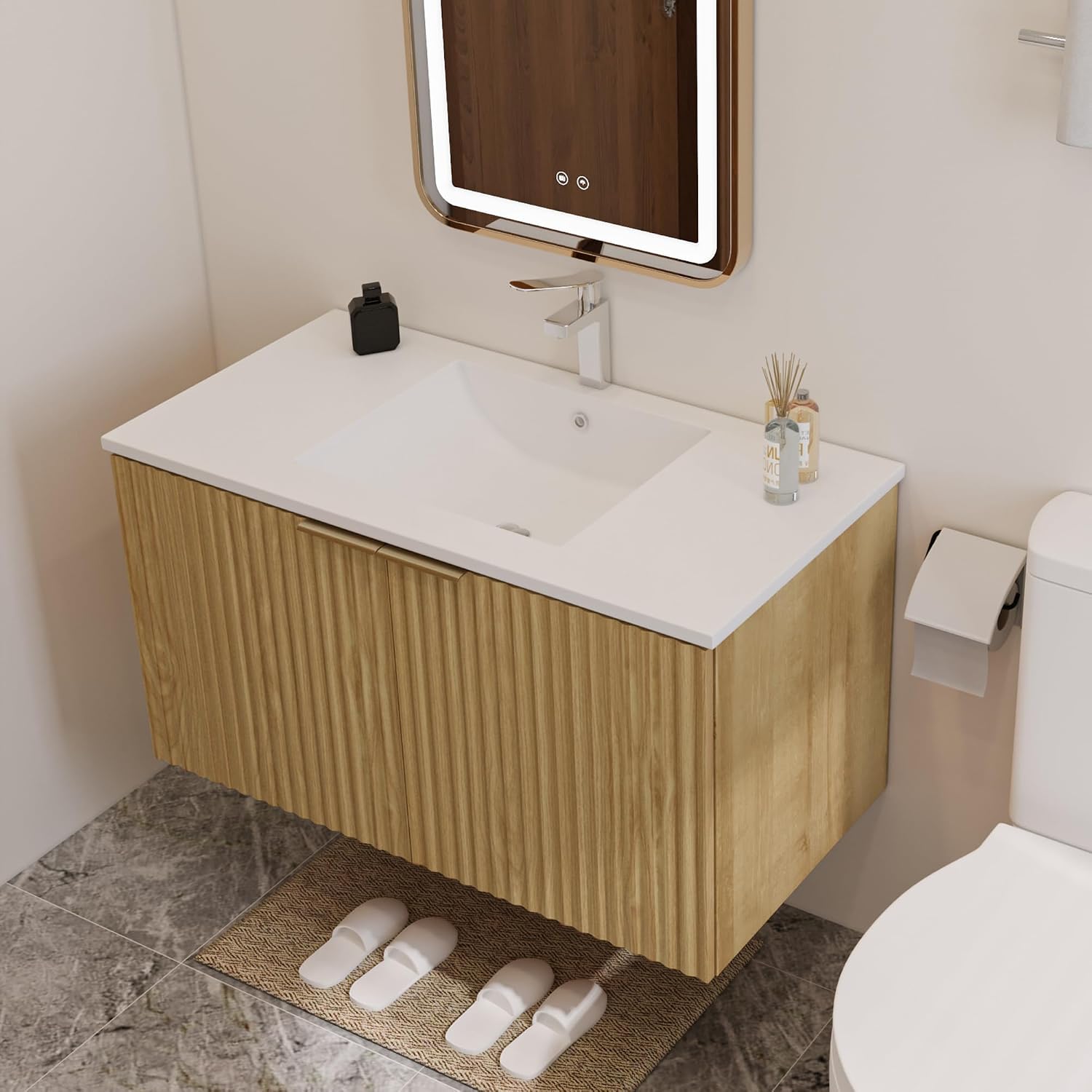 Moderne zwevende badkamermeube - Home Bathroom recensie en prijs