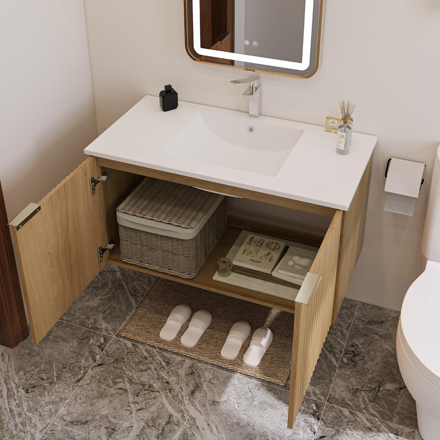 Moderne zwevende badkamermeube - Home Bathroom recensie en prijs