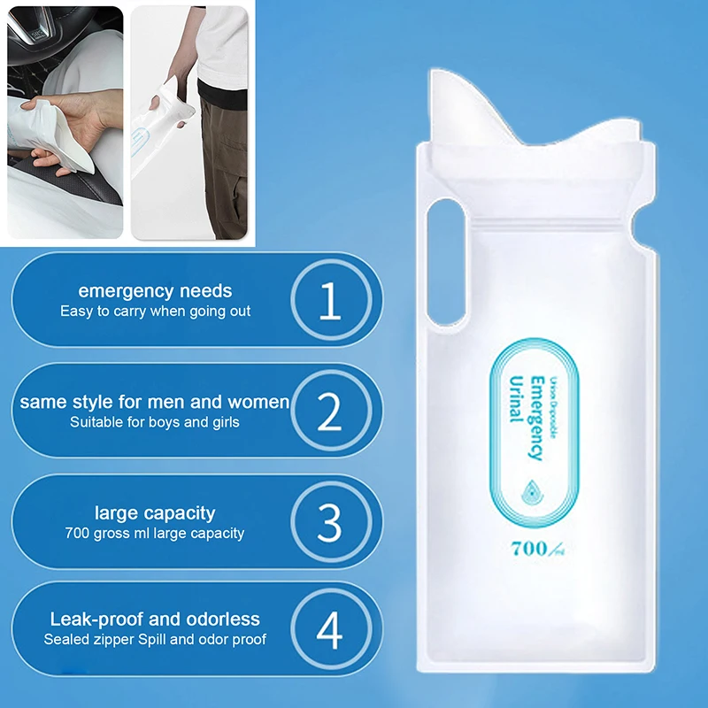 4 Stuks 700 Ml Auto Urine Zak  - Home Bathroom With Urinal recensie en prijs