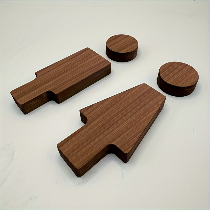 2 stuks houten badkamerbord vo - Home Bathroom Signs recensie en prijs