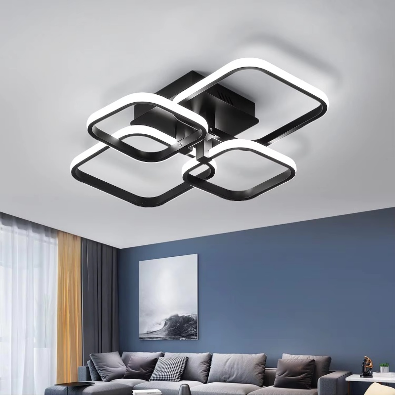 LED-kroonluchter met drie kleu - Home Bathroom Colors recensie en prijs