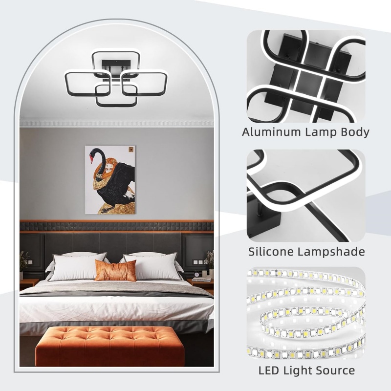 LED-kroonluchter met drie kleu - Home Bathroom Colors recensie en prijs