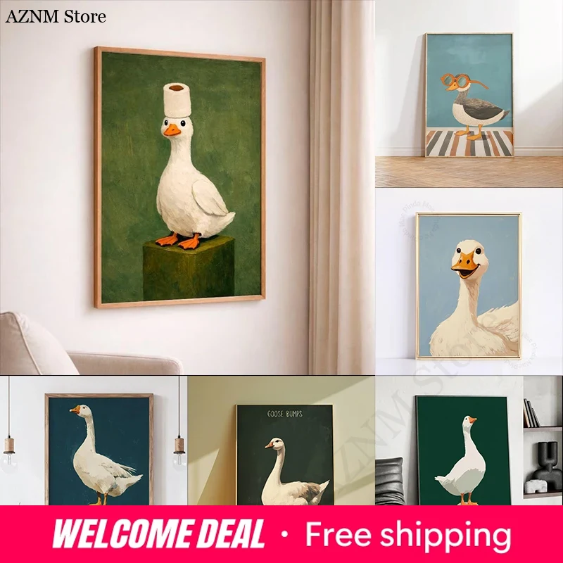 Duck Goose Poster, grappige ba - Home Bathroom Ideas recensie en prijs