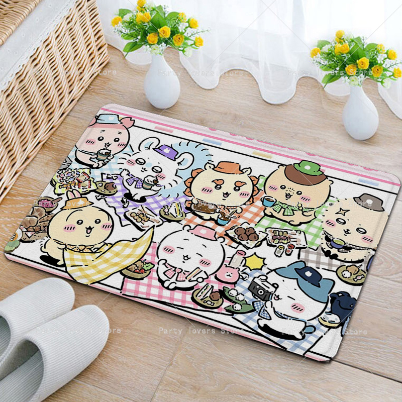 Anime Chiikawas Flanel Tapijte - Home Goods Bathroom Decor recensie en prijs