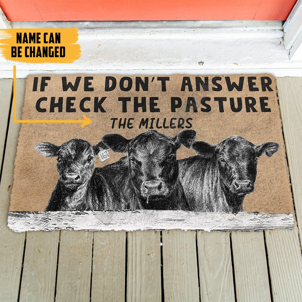 3D Check The Angus Cattle Past - Home Bathroom Name recensie en prijs