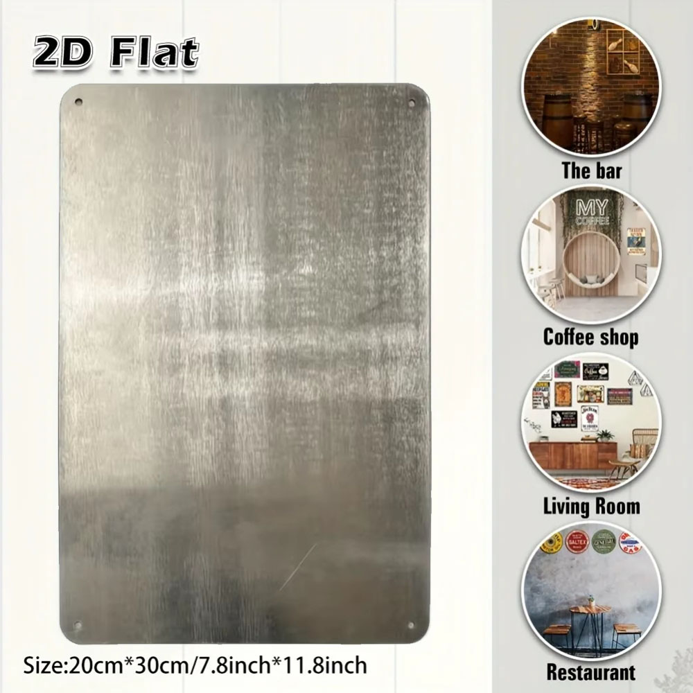 2D metalen wanddecoratie voor  - Home Bathroom Signs recensie en prijs