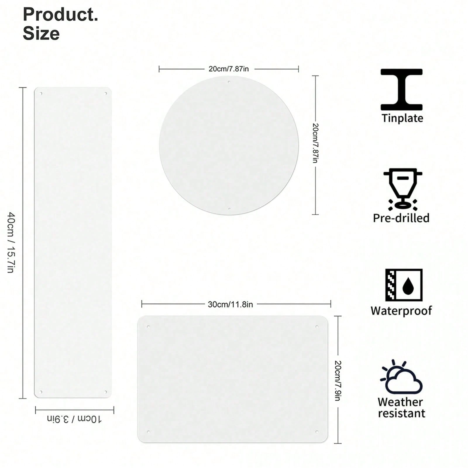 2D plat - 2D vlak, 1 vintage h - Home Bathroom Signs recensie en prijs