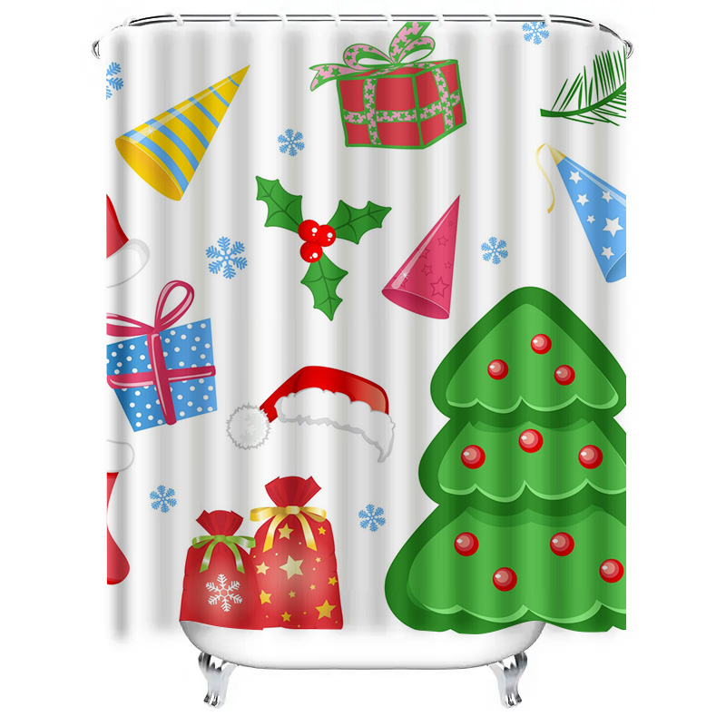 TU Douchegordijn Kerst Bos Her - Home Bathroom Ideas recensie en prijs