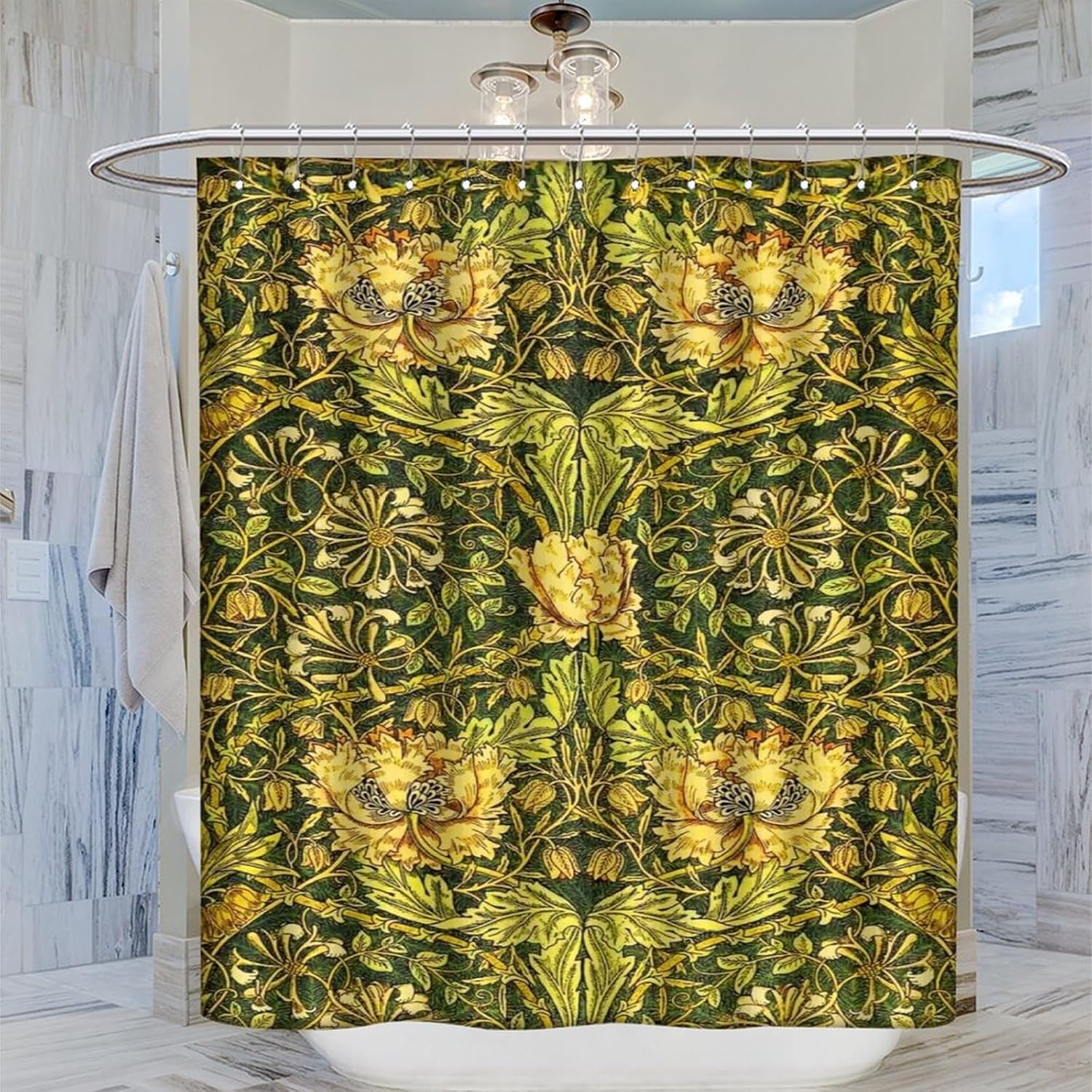 Waterdicht botanisch douchegor - Home Bathroom Ideas recensie en prijs