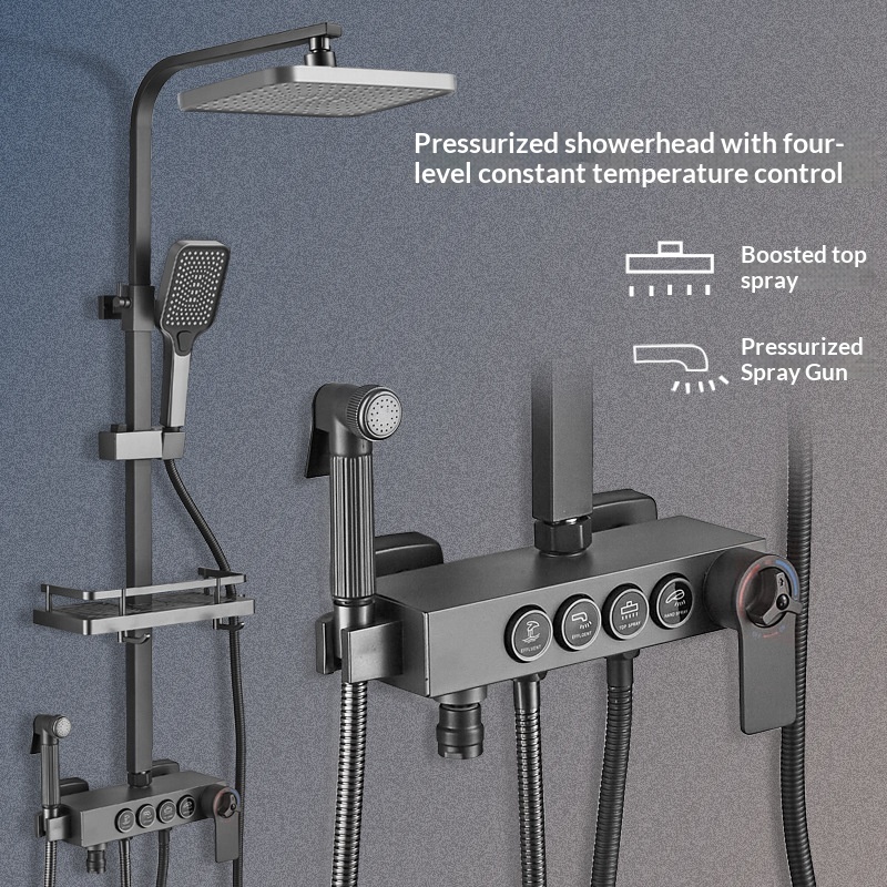 Doucheset van roestvrij staal, - Home Bathroom recensie en prijs