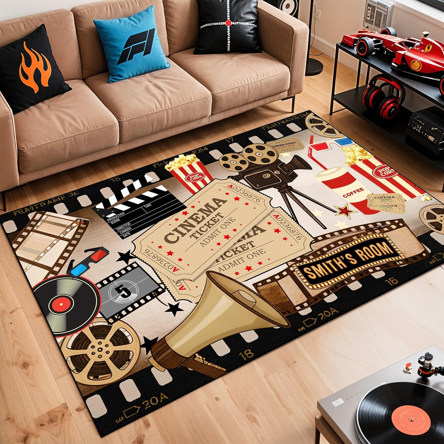 Gepersonaliseerd naam-cinema-t - Home Bathroom Name recensie en prijs