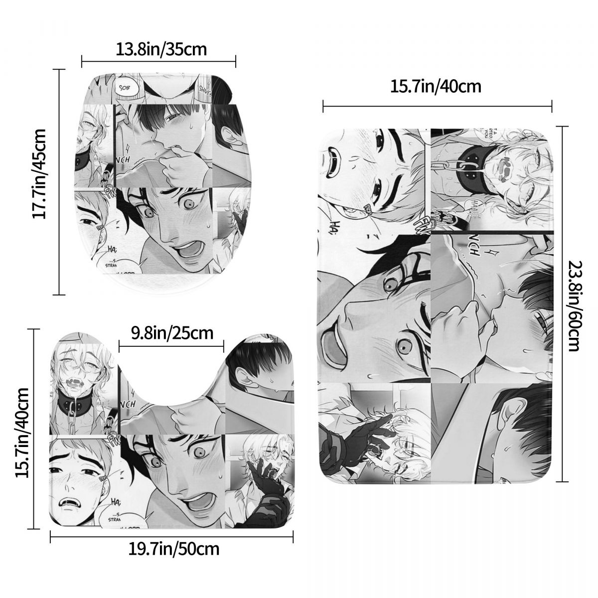 The Good Yaoi Boys 3-delige ba - Home Goods Bathroom Sets recensie en prijs